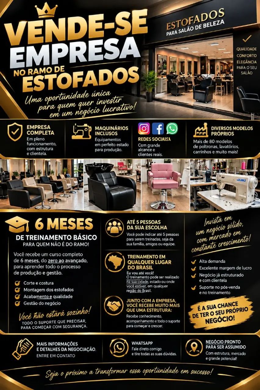 Vendo Empresa no Ramos de Estofados! 