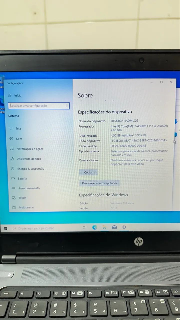 Notebook HP i7 4600 - Foto 2