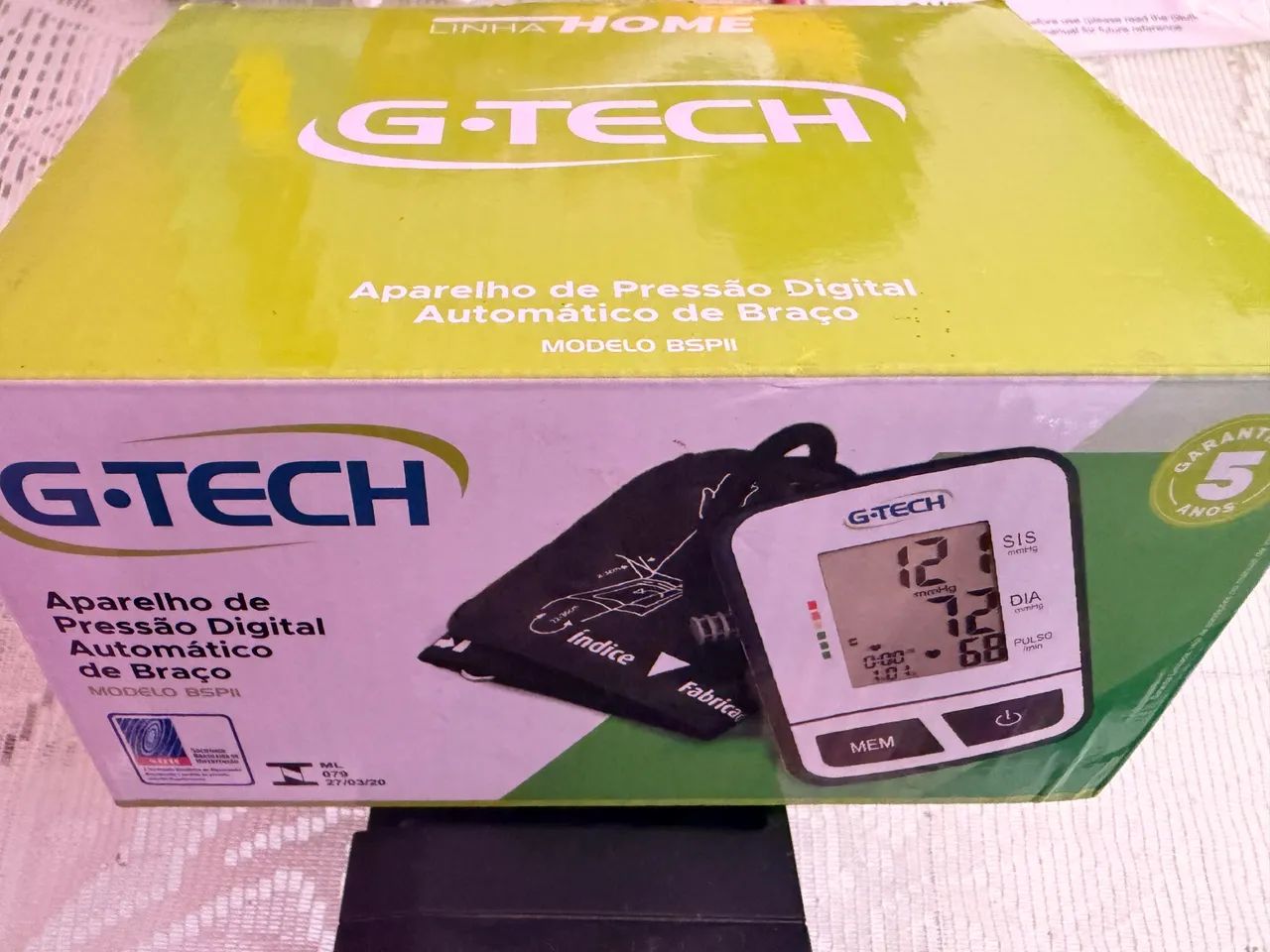 Aparelho de pressão automático de braço G Tech - Foto 2