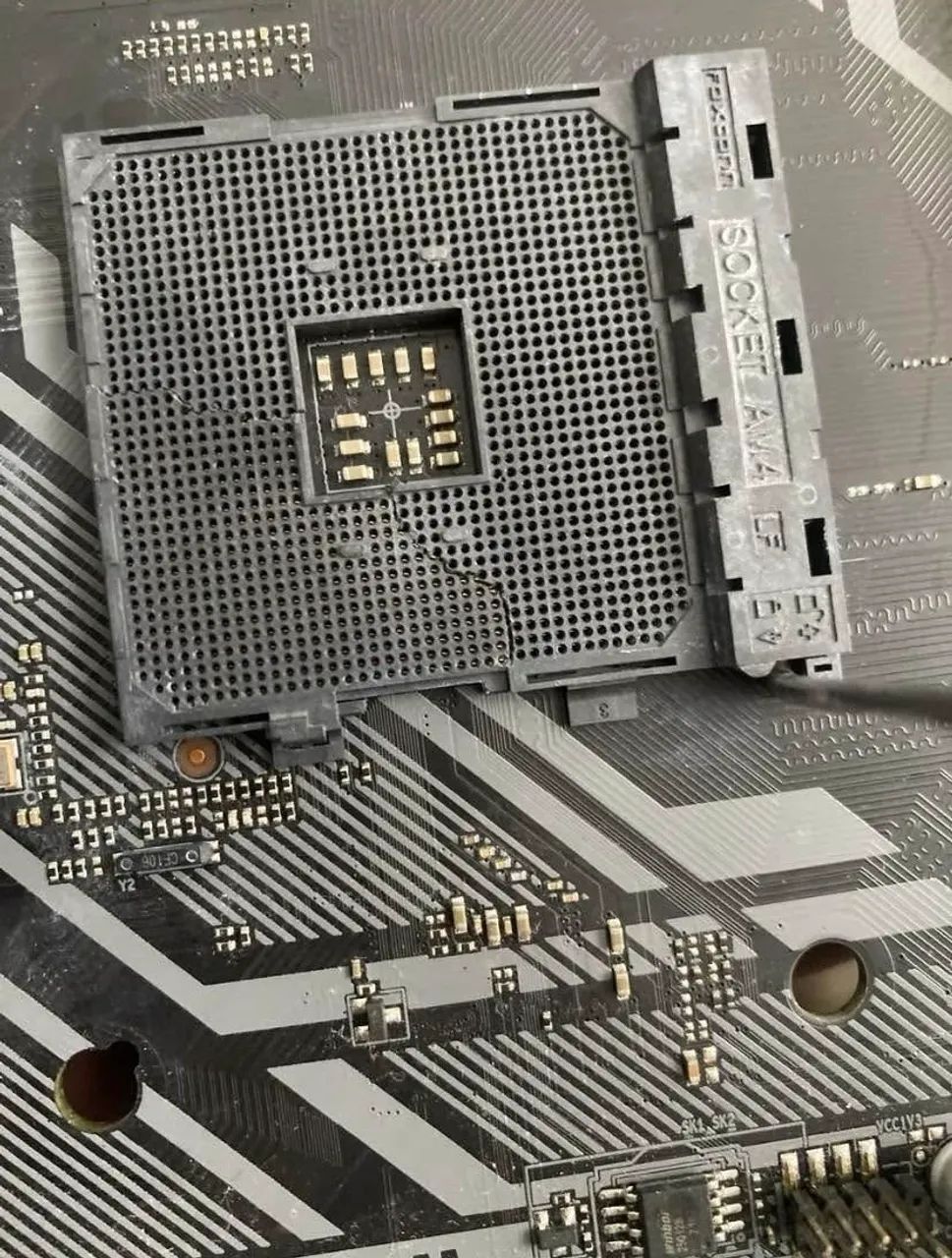 Placa mãe soyo A520m, Socket AM4 (defeito) - Foto 4
