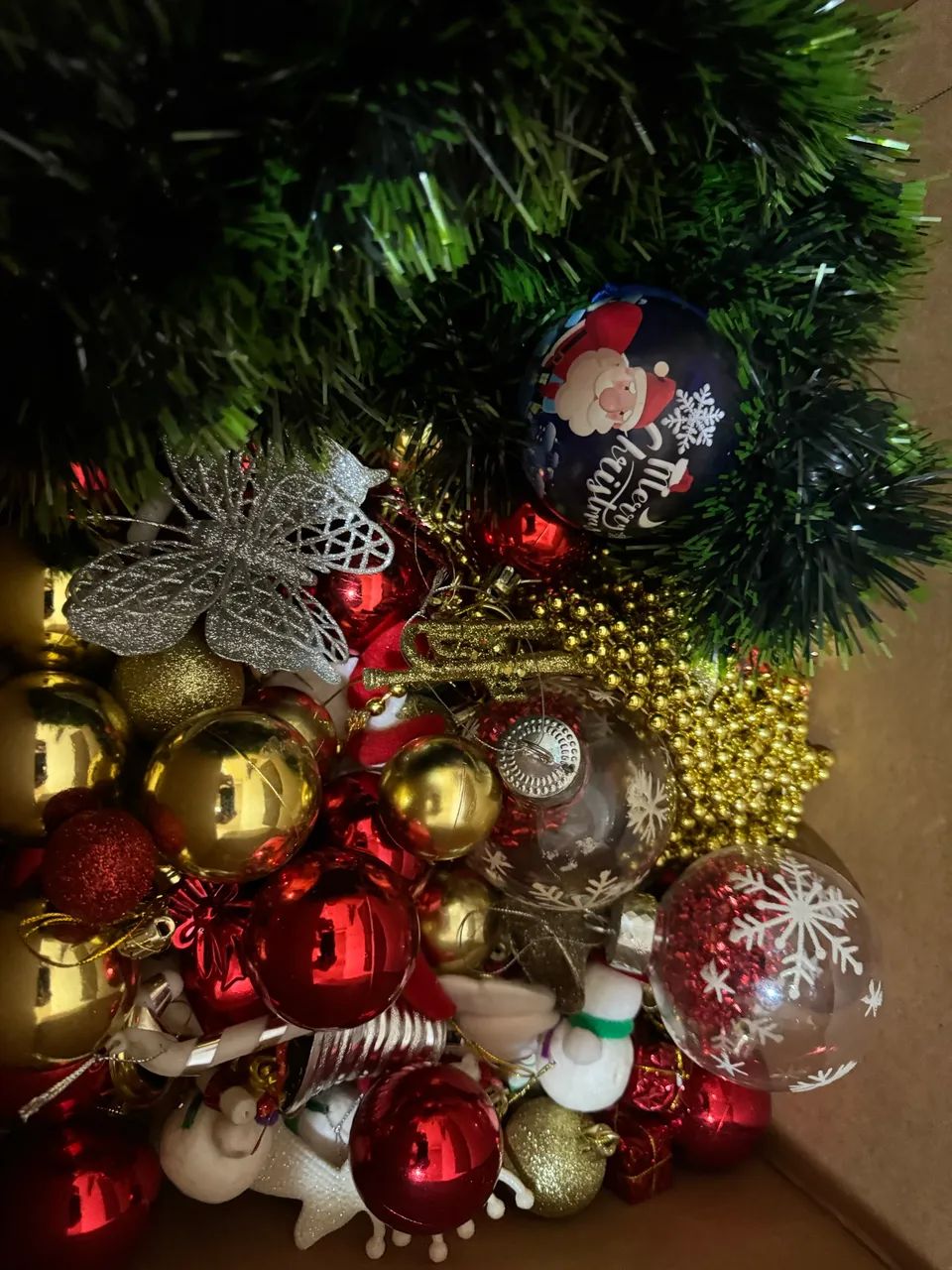 Enfeites árvore de Natal 