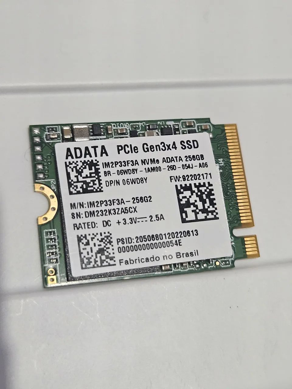 SSD NVMe ADATA de 256GB M.2 2230 - Foto 2