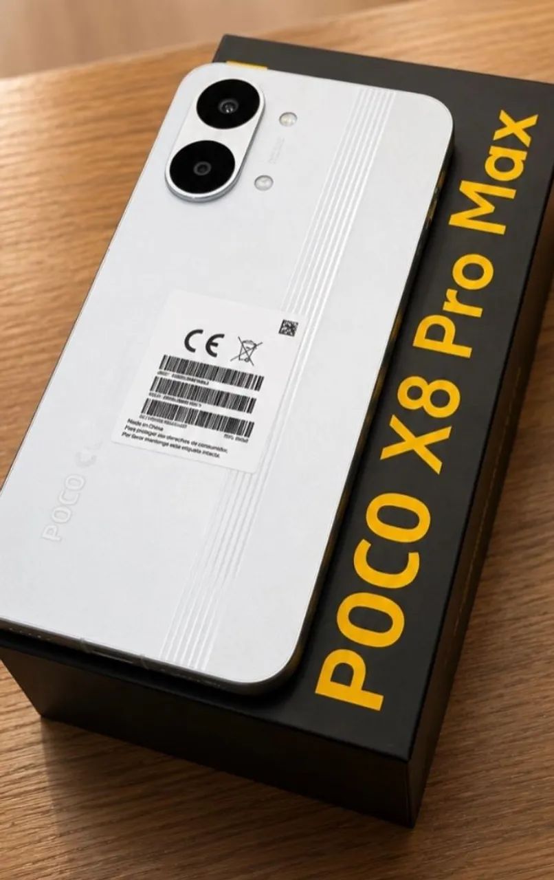 Xiaomi Poco X8 PRÓ MAX 512GB - Branco Lacrado Original - Celulares