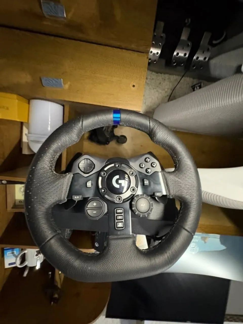 LOGITECH G923 + CÂMBIO DRIVING FORCE ? PS5 / PS4 / PC - Foto 3