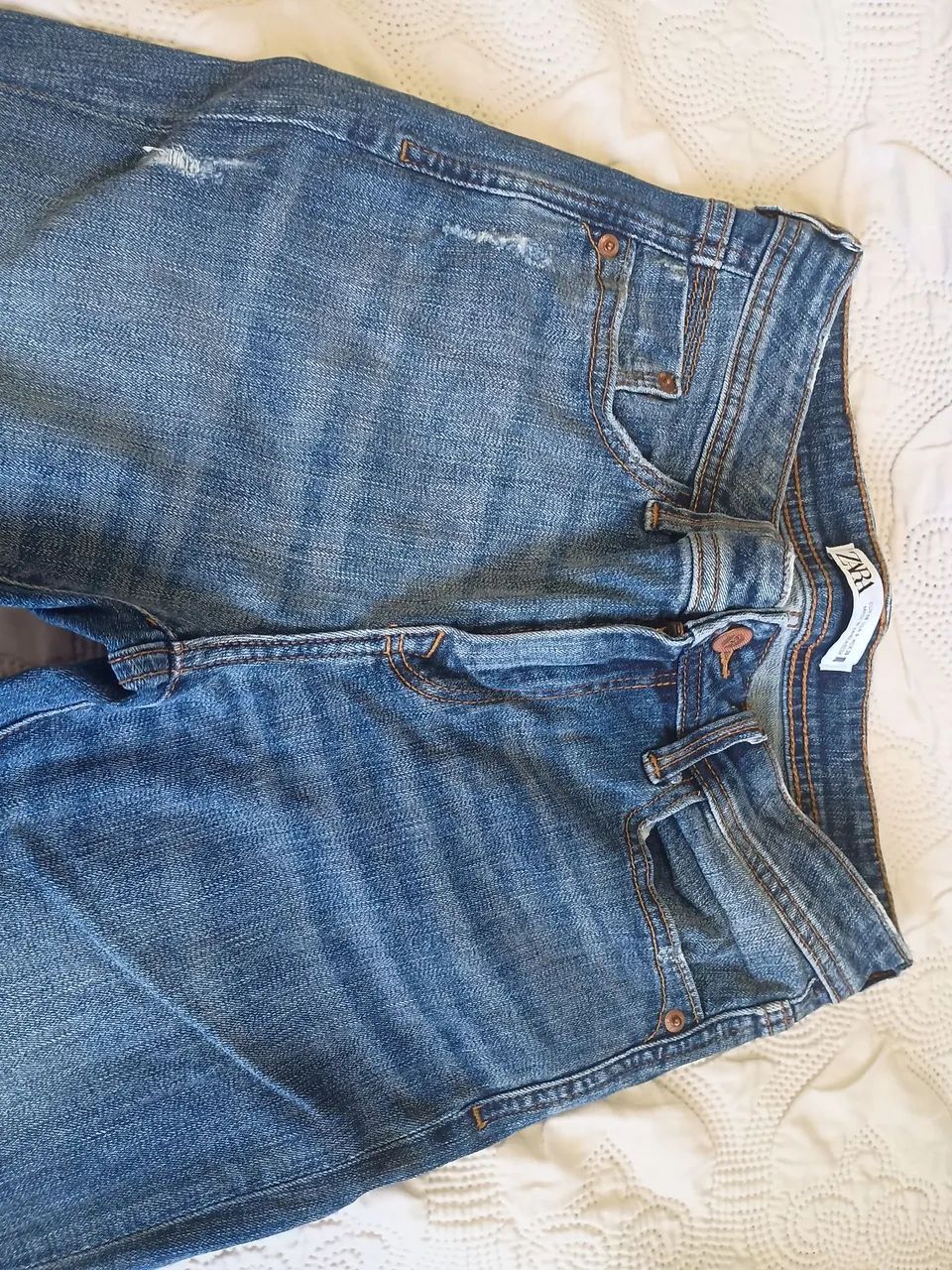 CALÇA JEANS FEMININA ZARA - Foto 3