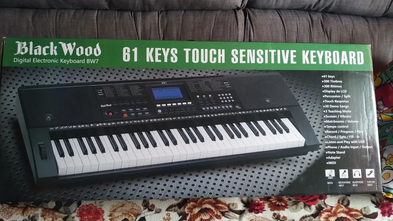 Teclado novo na caixa - Foto 3