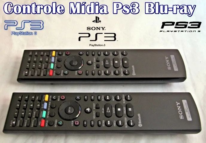 Controle Mídia Ps3 Blu-ray