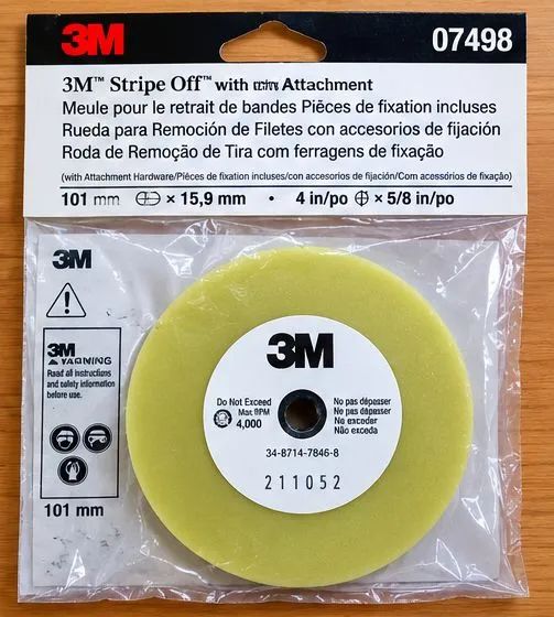 3M DISCO REMOVEDOR DE FITA DUPLA FACE 152MM - Foto 4
