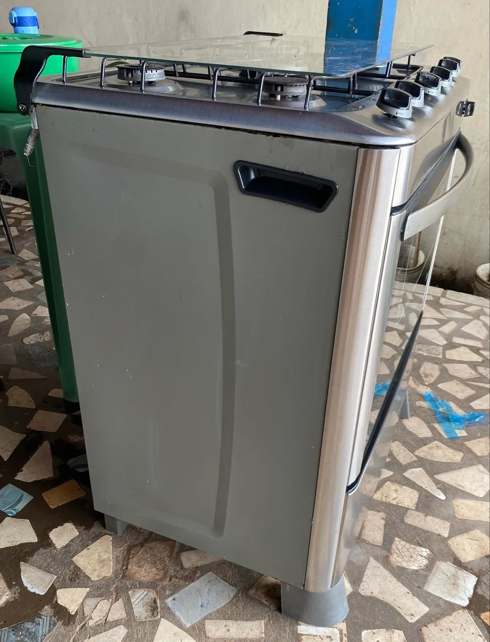 Fogão 5 bocas frente Inox com acendimento elétrico. ENTREGO - Foto 4