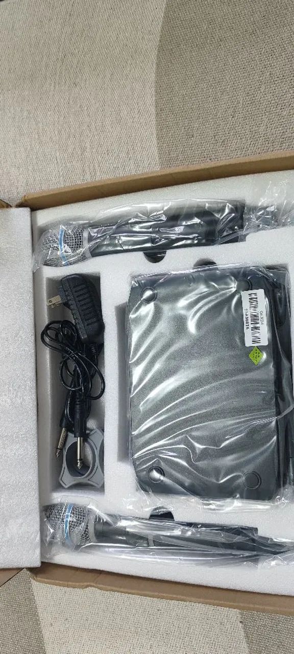 Microfone Sem Fio UHF Profissional Sistema Wireless. - Foto 3