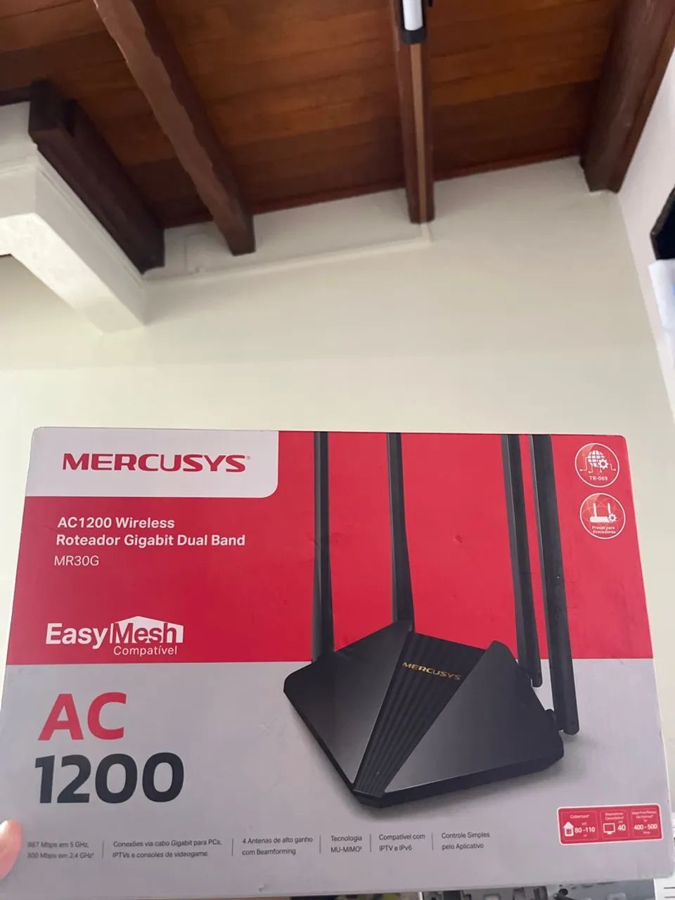 Roteador AC 1200 4 Antenas Mercusys
