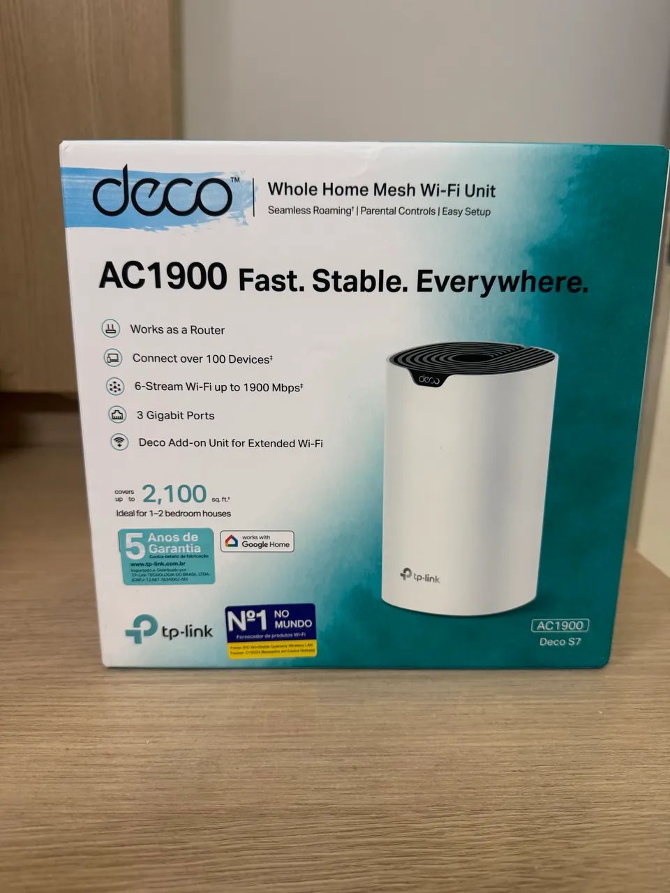 Roteador Mesh TP-Link Deco S7 AC1900 (Na Caixa)