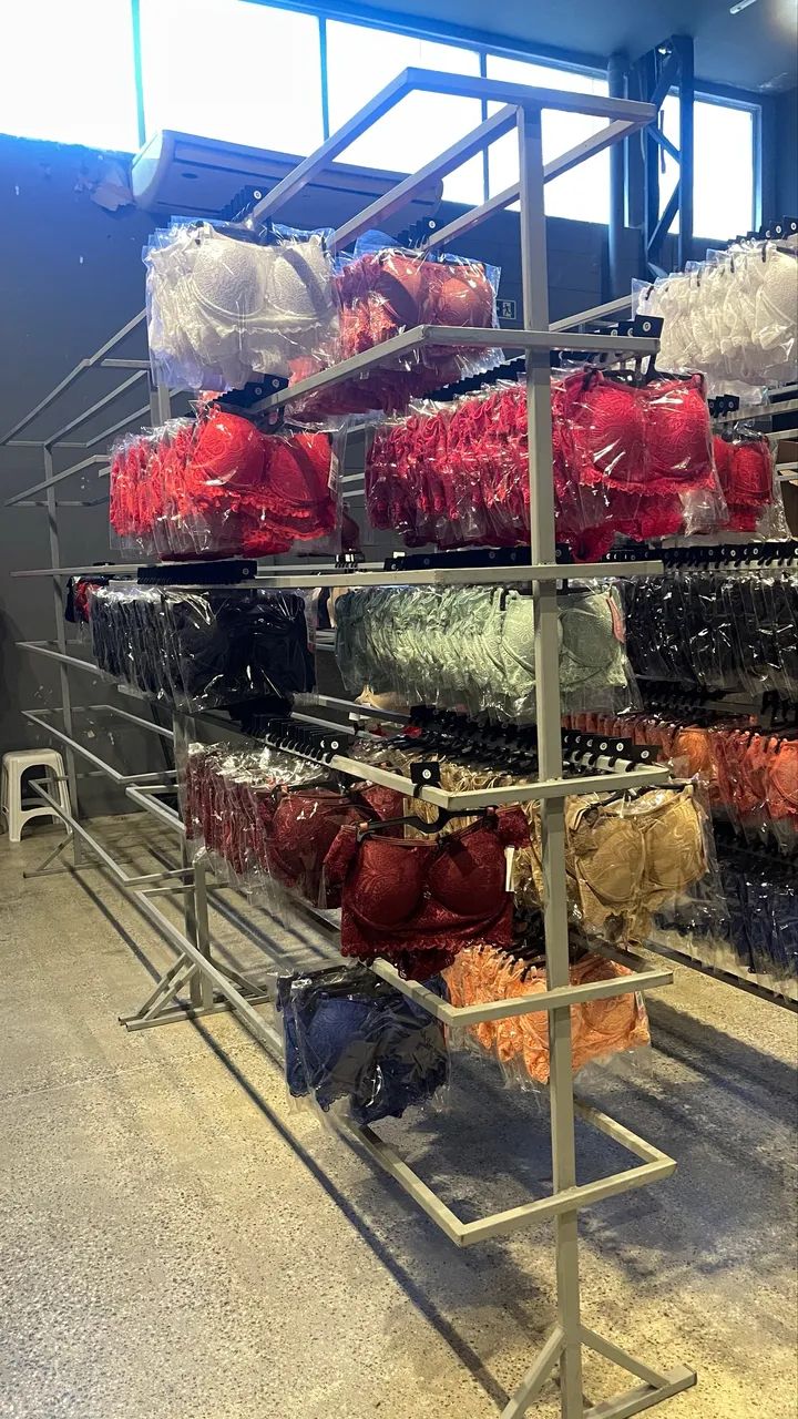 Estante de Metalon para Lingeries ou Roupas Galpão  - Foto 3