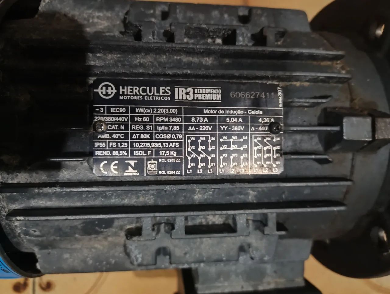 Motor elétrico de 3 CV de alta. - Foto 4