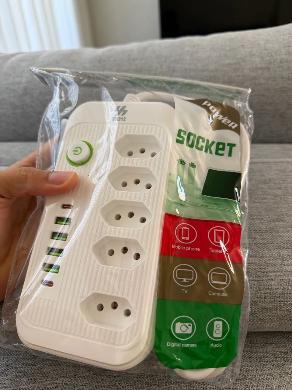Filtro de linha TOP com USB e tipo C - Foto 3