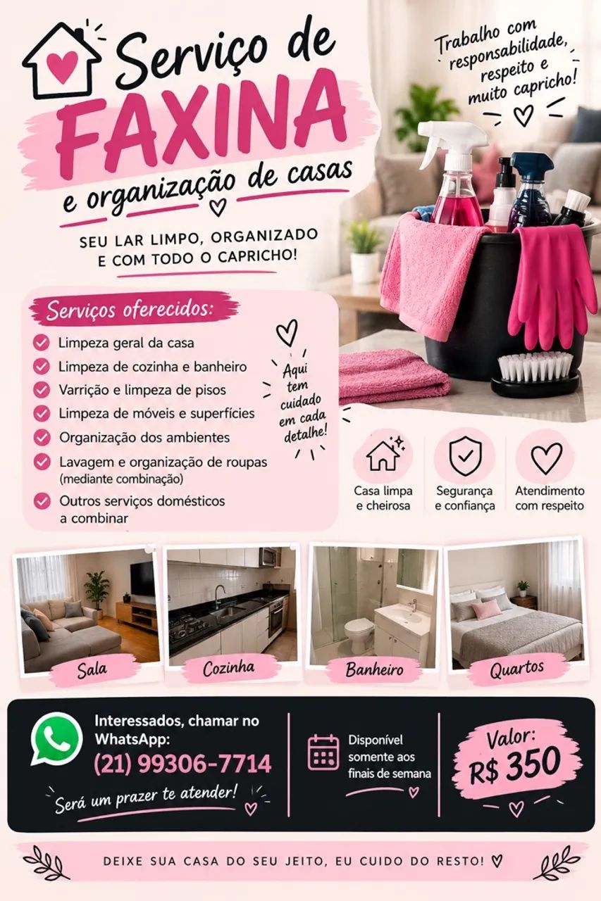 Serviço de faxina 