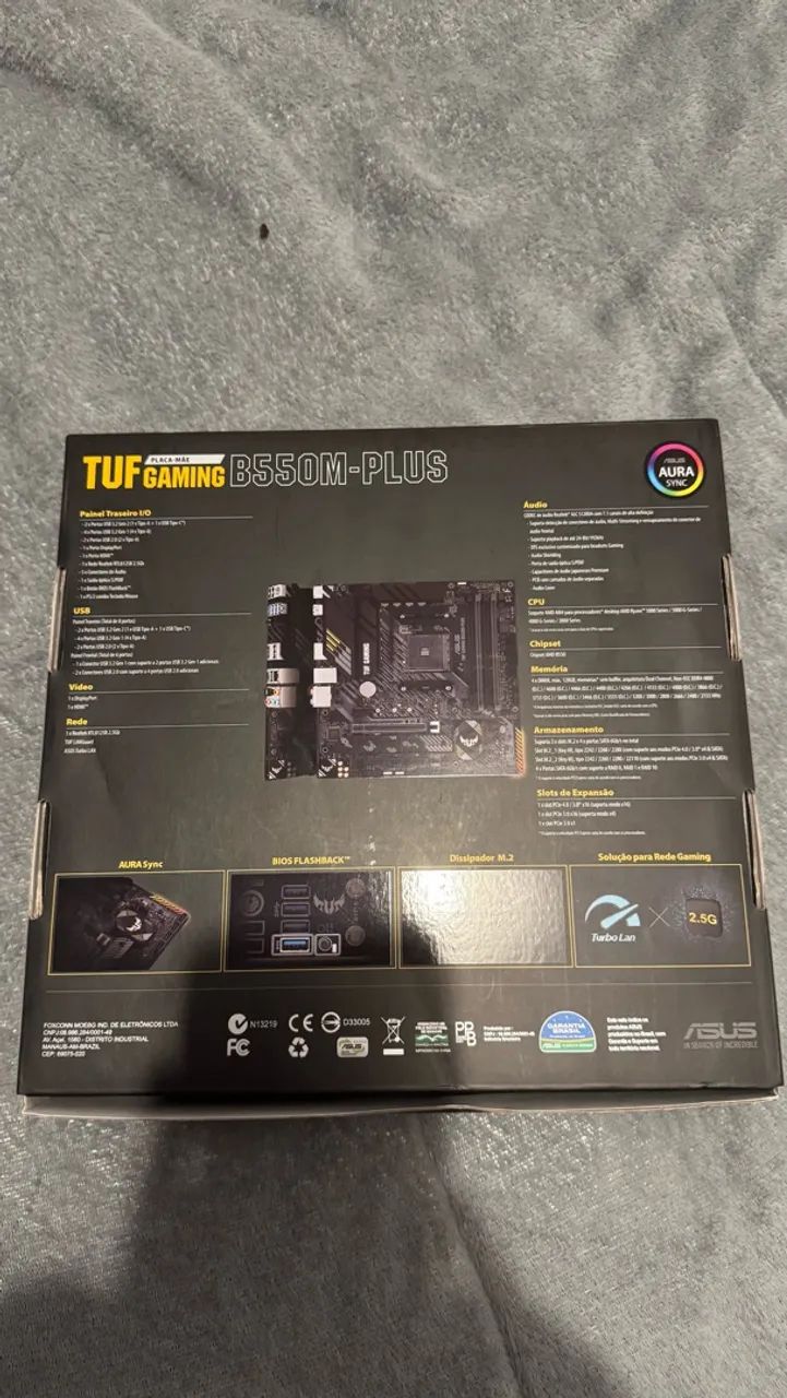 Placa mãe - TUF GAMING B550M PLUS - Foto 2