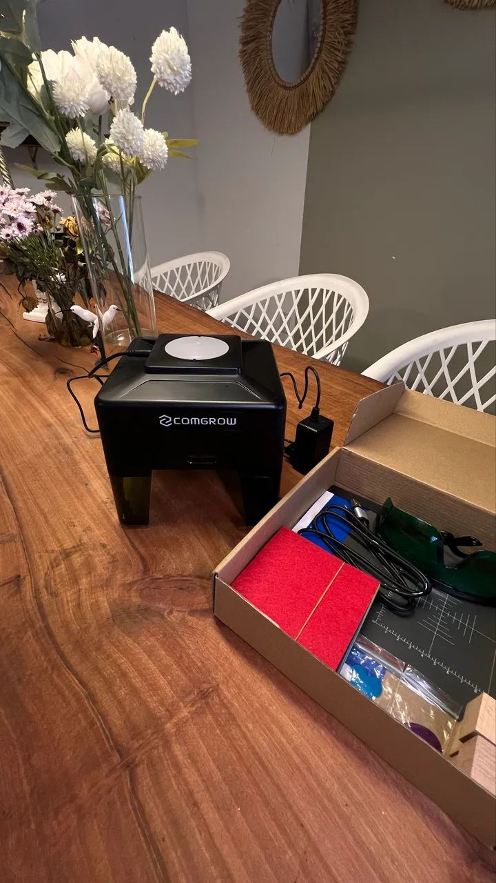 Máquina de Gravação a Laser Comgrow XN001 1.6W - Compacta e Portátil - Foto 5