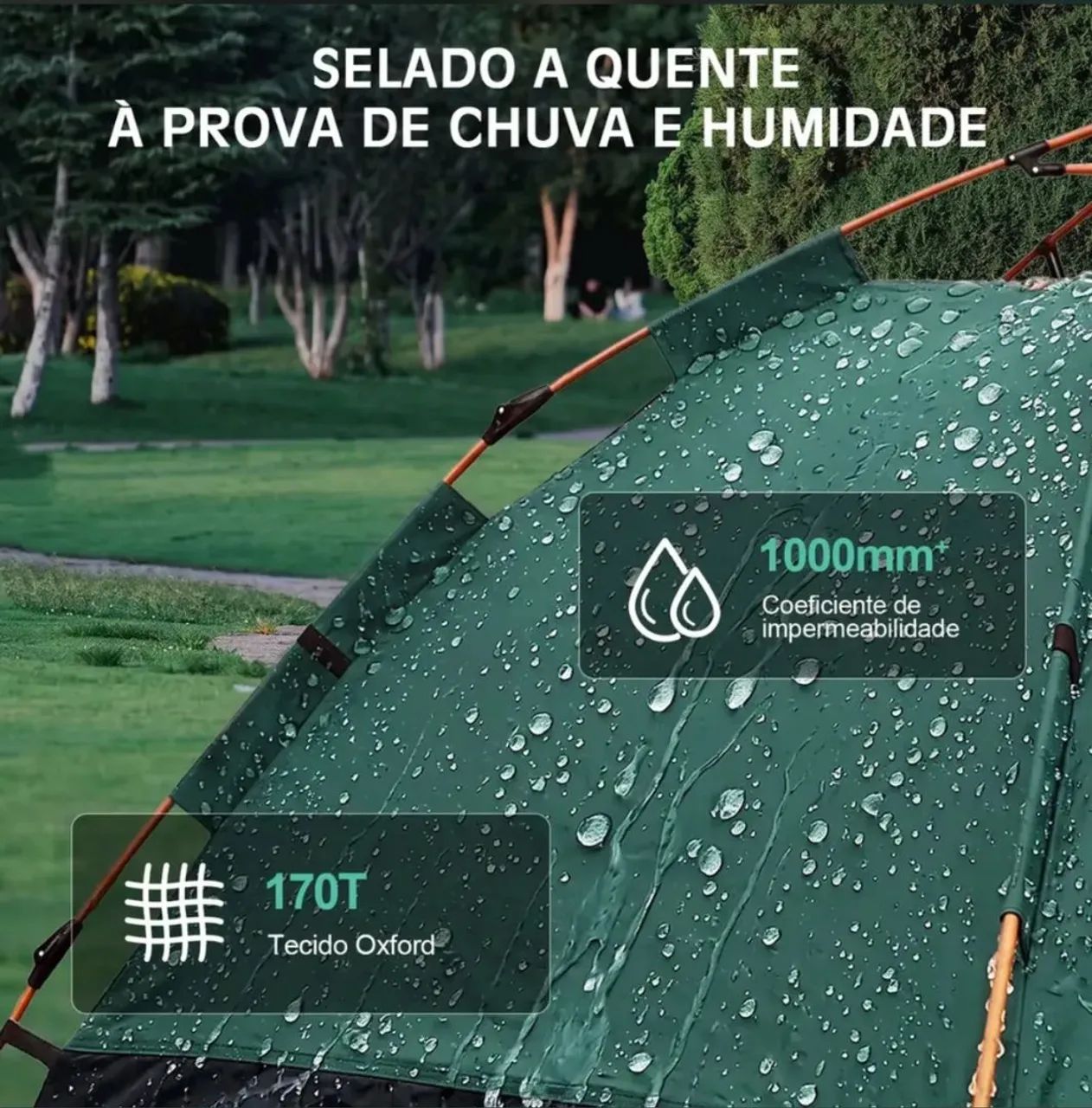 Barraca de camping automática  - Foto 5