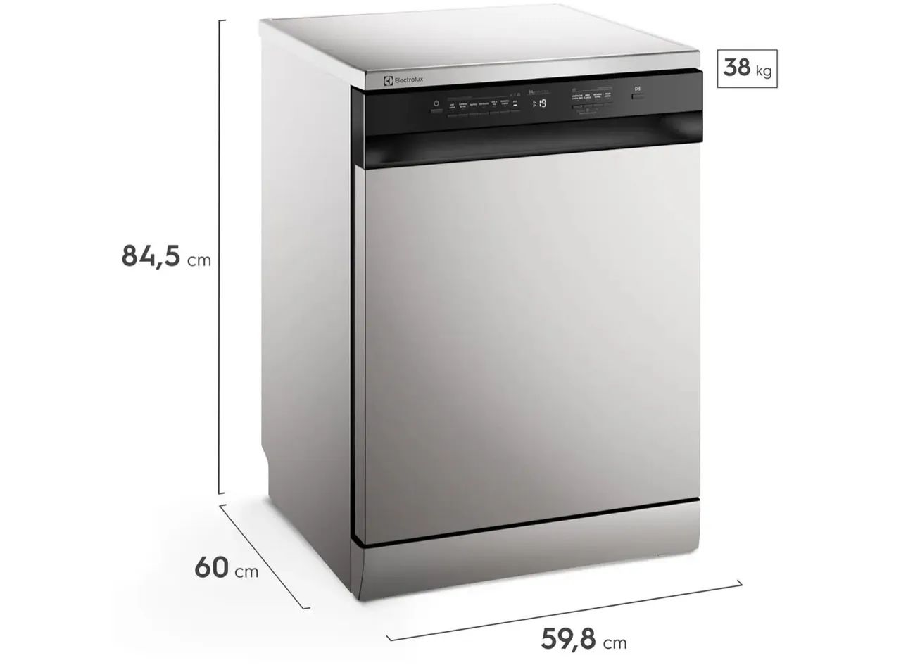 Lava Louças Electrolux 14 Serviços Inox Nova com Nota!!! - Foto 4