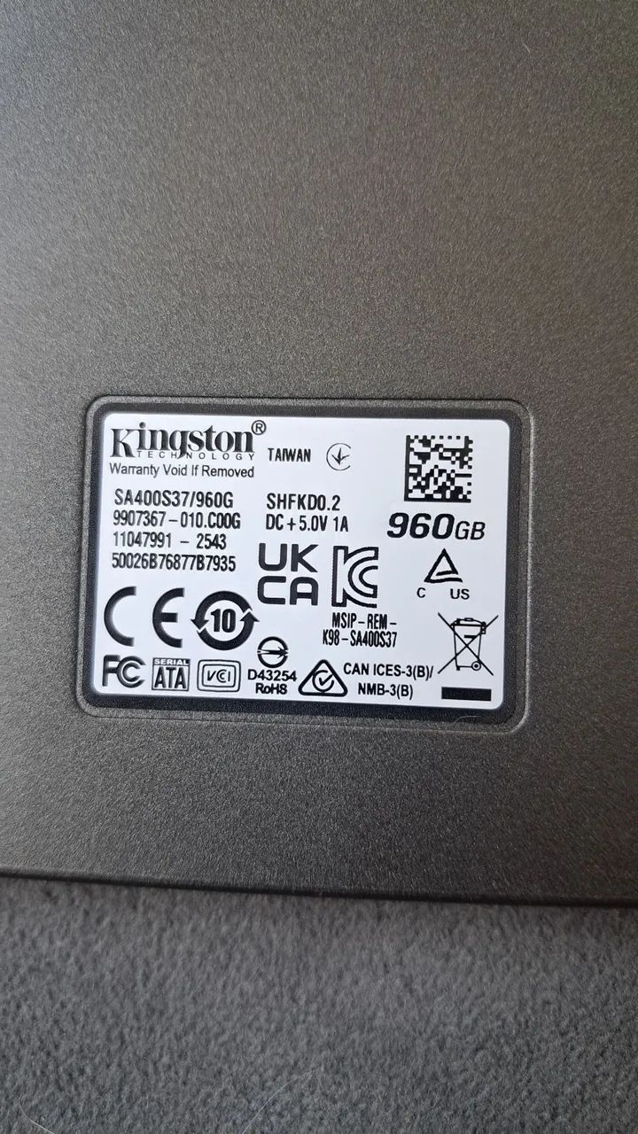 SSD Kingston (960GB) - Foto 3