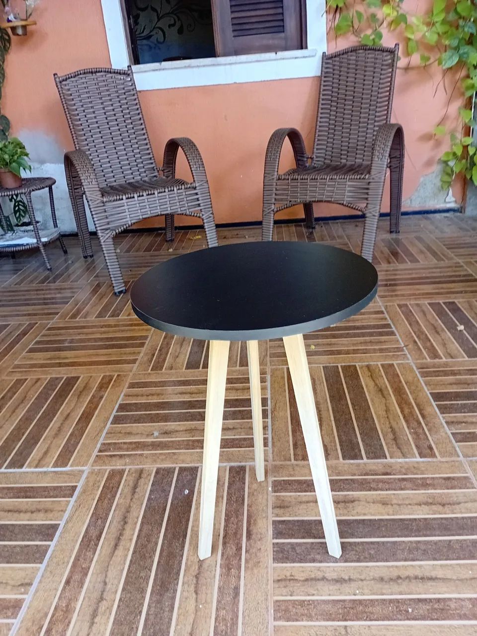 Mesinha decorativa Preta - Foto 4