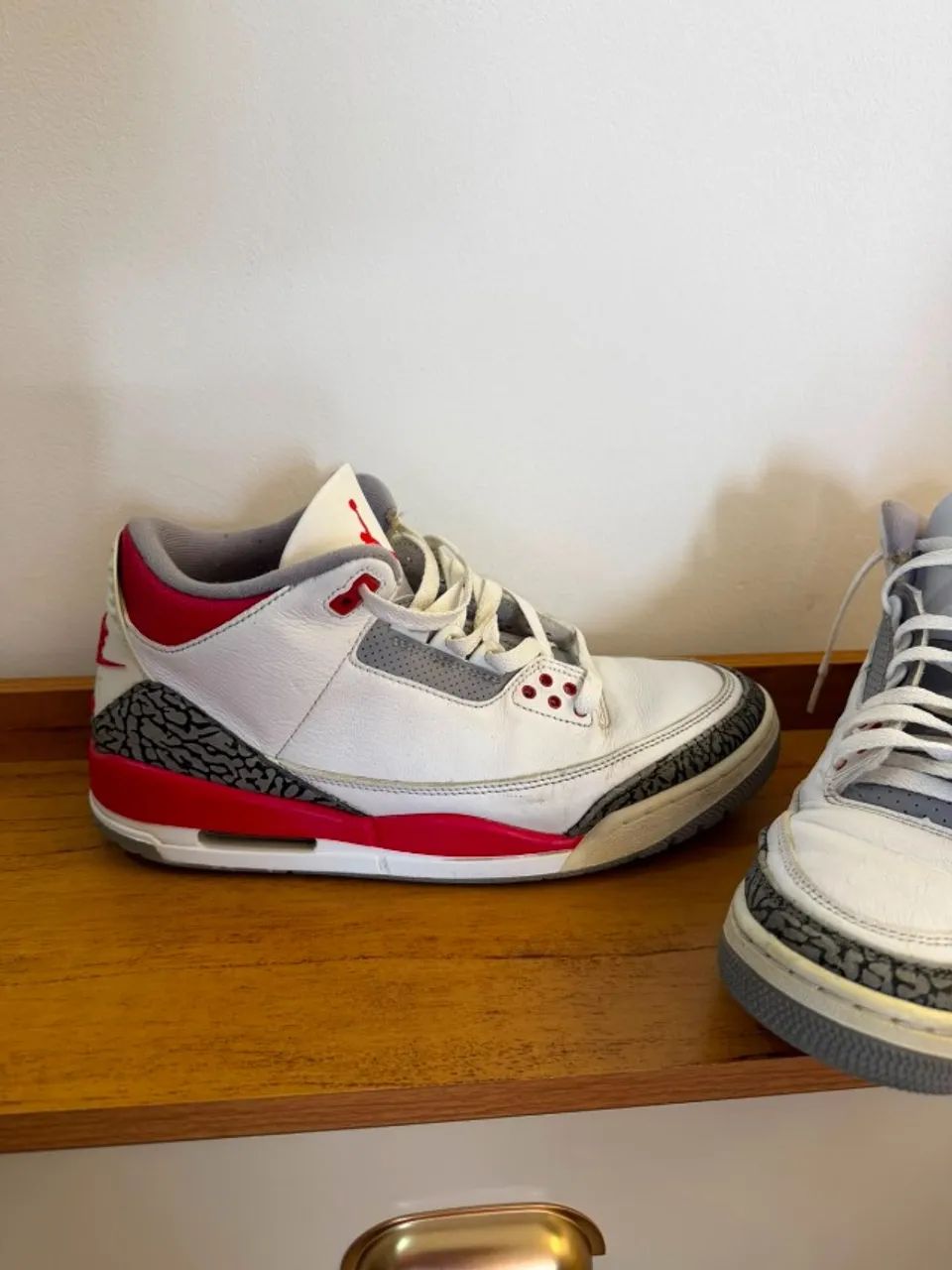 Air Jordan 3 "Fire Red" TAM 42 USADO - Foto 5