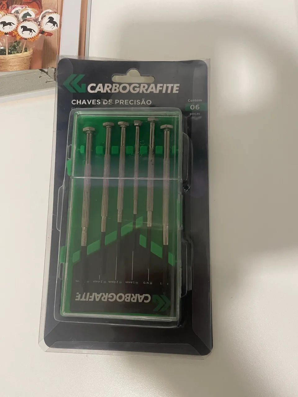 Kit de Chaves de Precisão Carbografite - 6 Peças