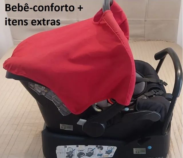 Bebê-conforto com itens extras e Bebê-conforto simples - Foto 2