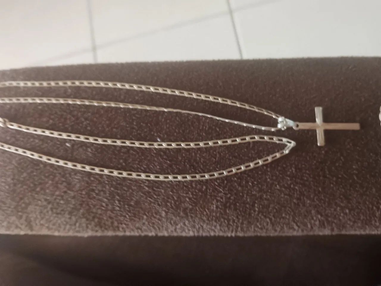 Corrente e pulseira e pingente tudo pow 150 prata 925 - Foto 2