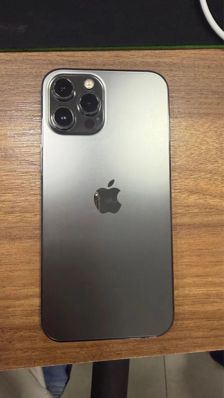 iPhone 12 Pro Max cinza 256gb  - Foto 3