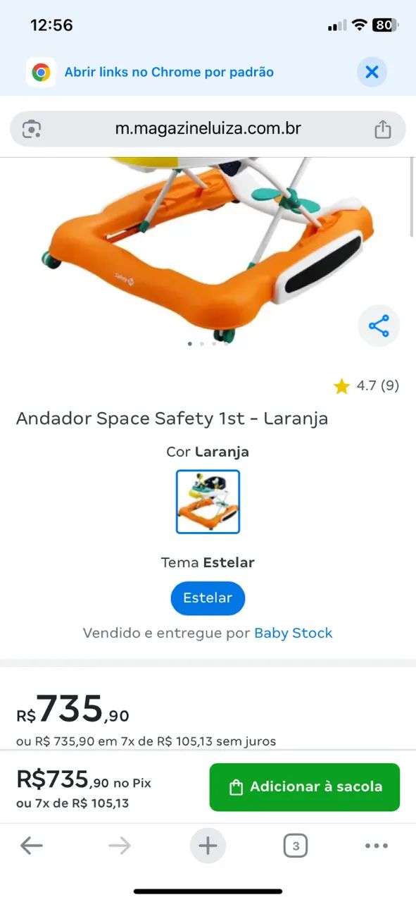 Andador infantil 3 em 1 safety  - Foto 3