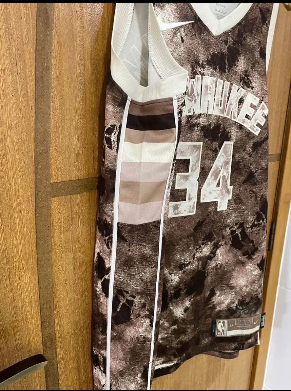 Nike Jersey Bucks - Giannis Camisa Basquete - Foto 3