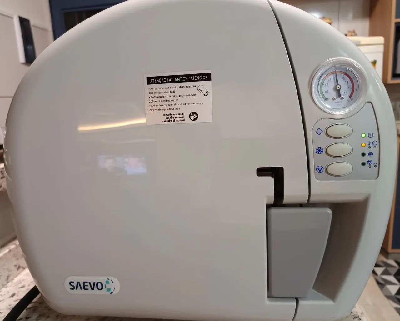 Autoclave Saevo, 12L, semi-nova, 6 meses de garantia 