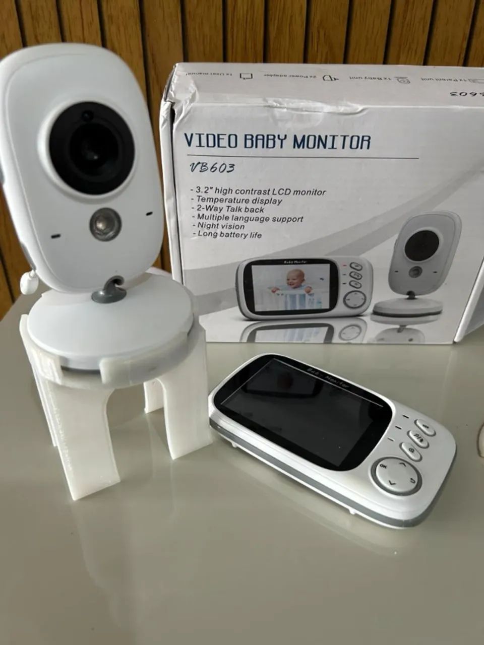 Babá Eletrônica com Vídeo VB603 - Excelente Estado - Com Caixa e suporte  - Foto 2