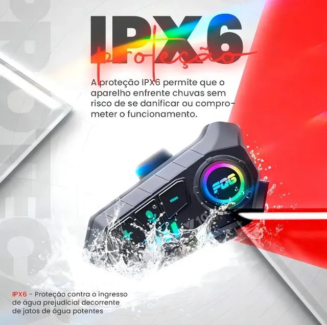 Fone Intercomunicador para capacete moto (bluetooth) - Foto 2