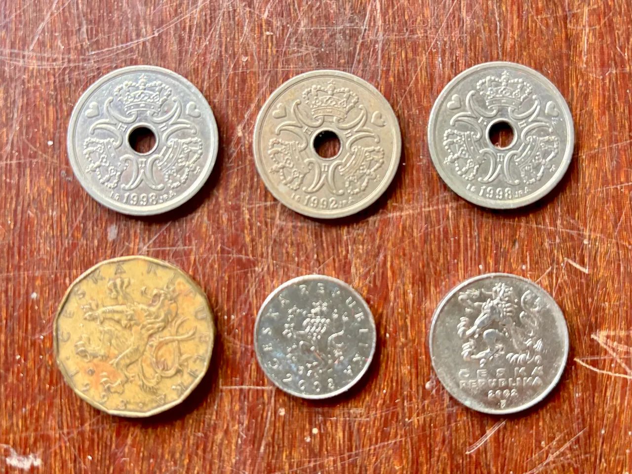 Coleção de Moedas Dinamarquêsas e Tchecas e  - Foto 2