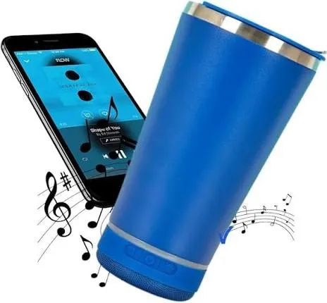Copo Térmico com Caixa de Som Bluetooth - Novo ? - Foto 4