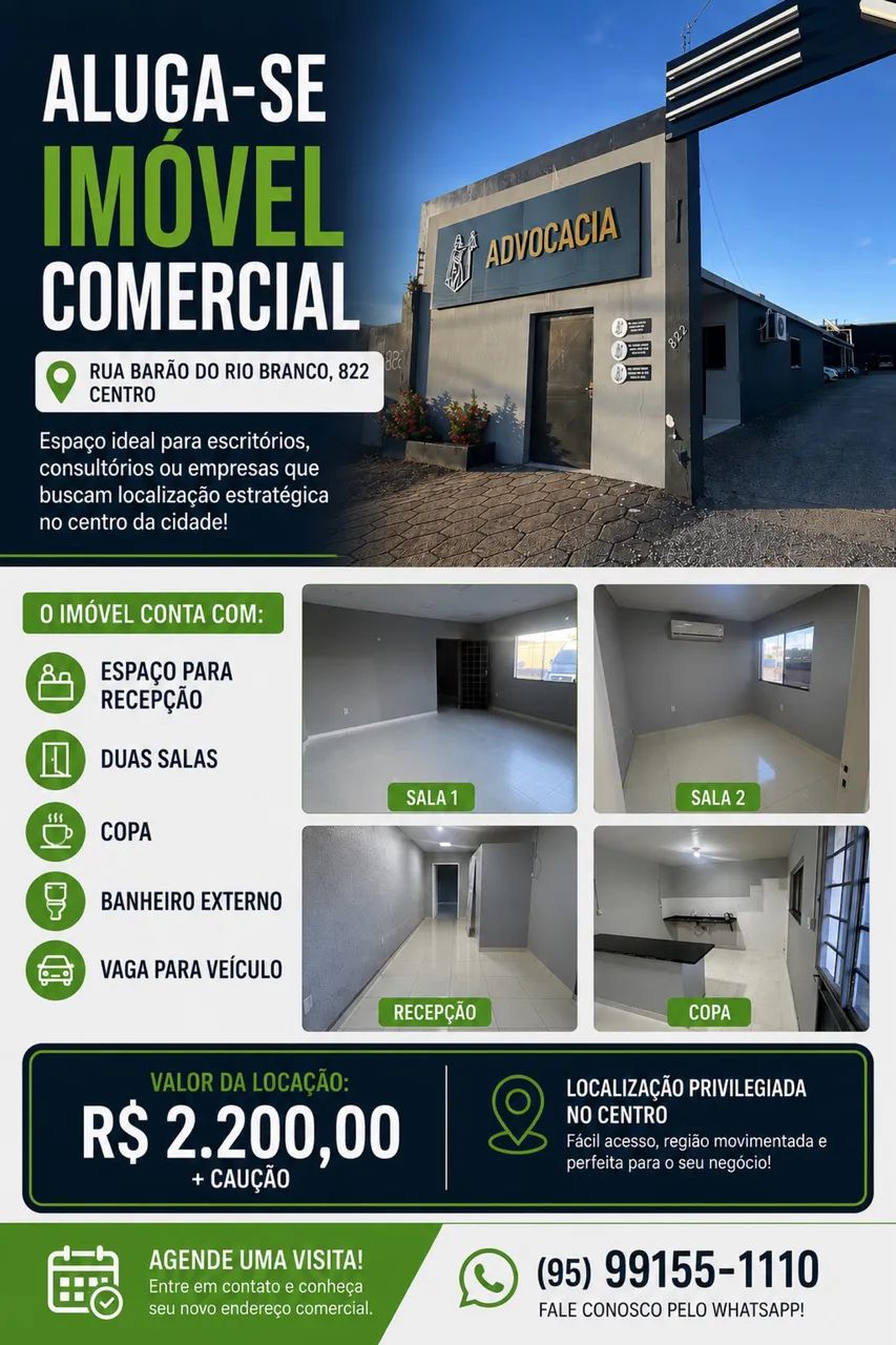 Alugo Ponto Comercial - Centro 