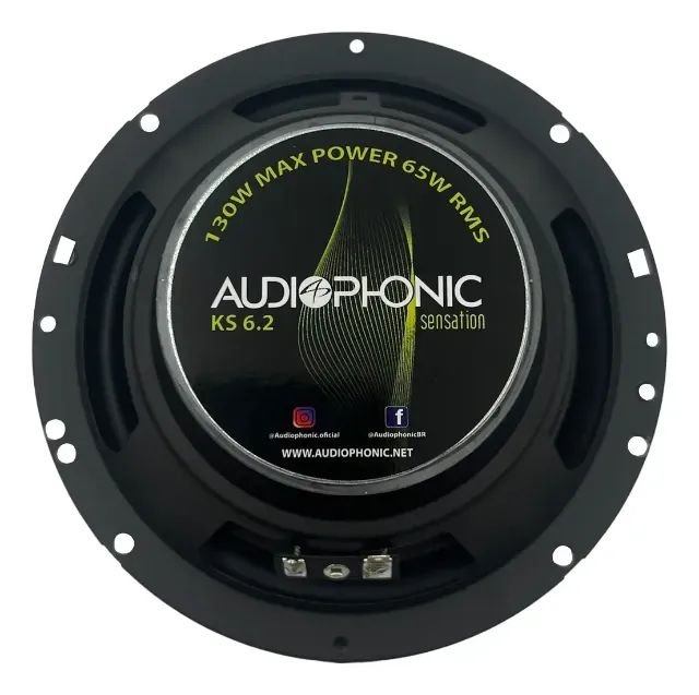 Kit 2 Vias Audiophonic Sensation Ks 6.2 6 Polegadas 130w Rms funcionando perfeitamente - Foto 4