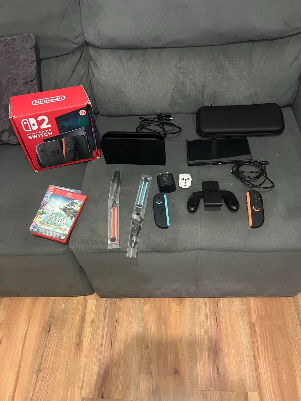 Nintendo switch 2 ,+ 2 jogos  - Foto 2