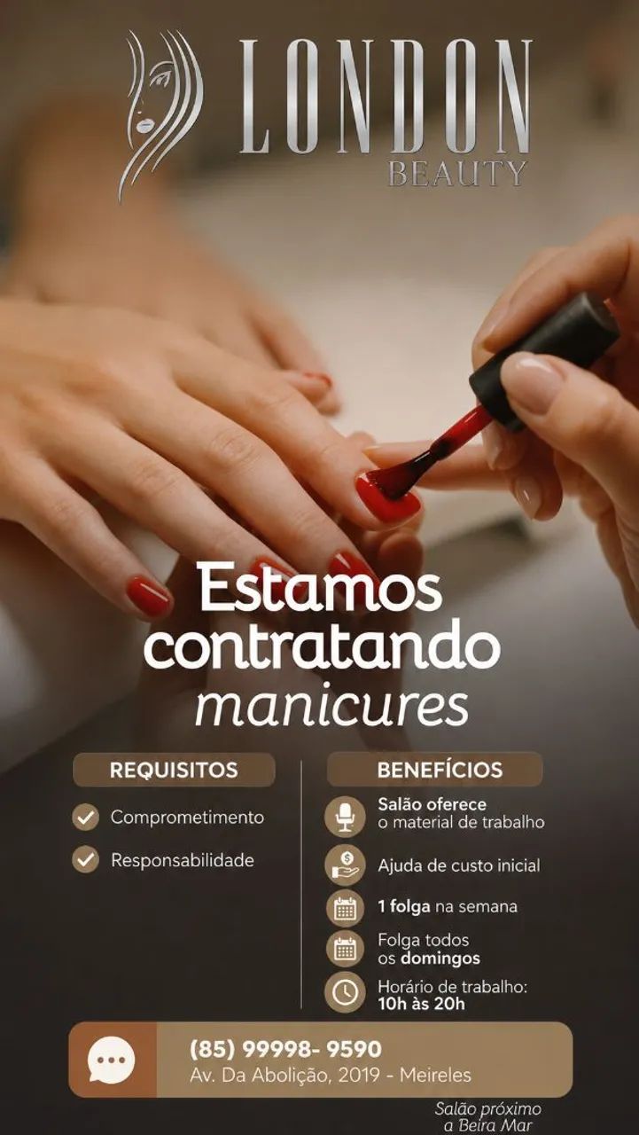 Vaga de manicure 