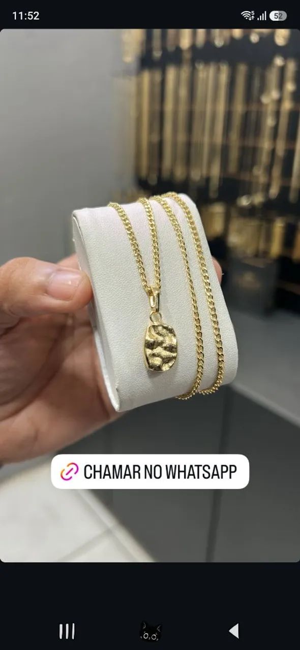 Cordão banhado ouro  - Foto 2
