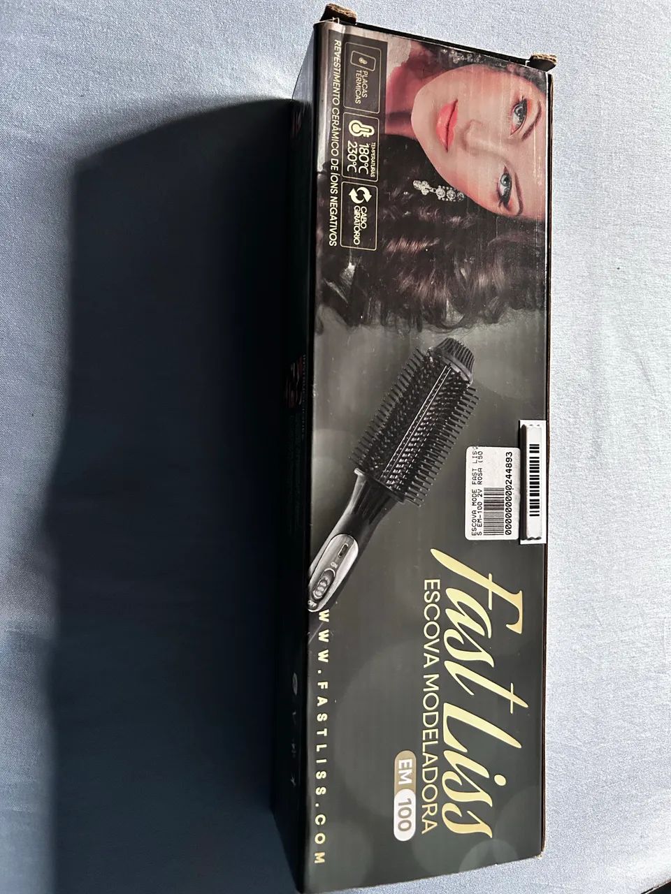 Escova Modeladora Fast Liss EM 100 - Rosa - Foto 3