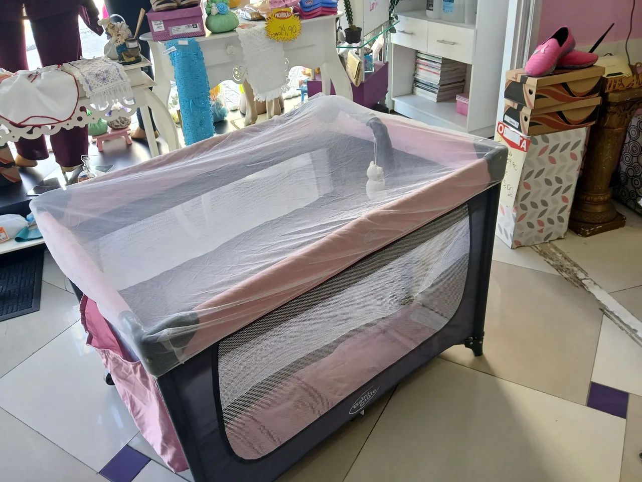 Chiqueirinho baby style rosa - Foto 3