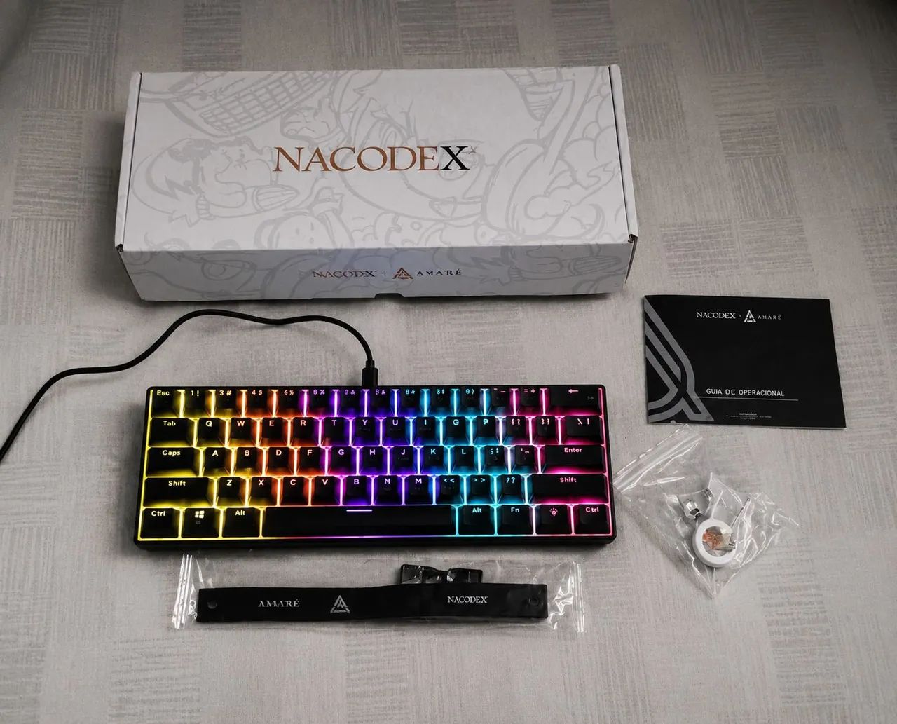Teclado mecânico nacodex nk61 - Foto 5