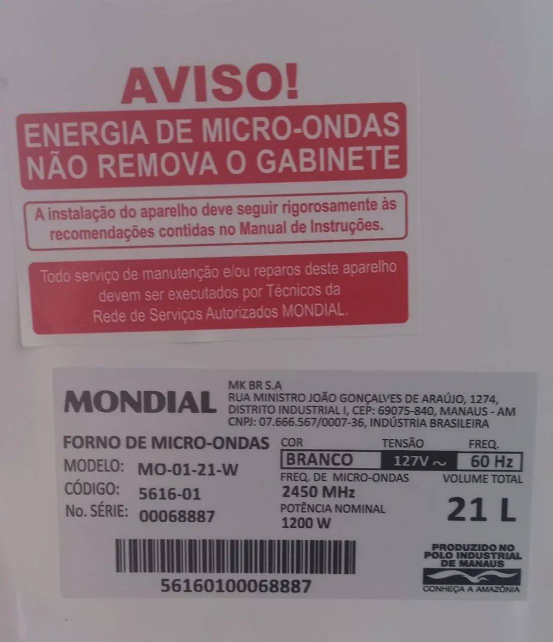 Micro-ondas seminovo - Foto 3