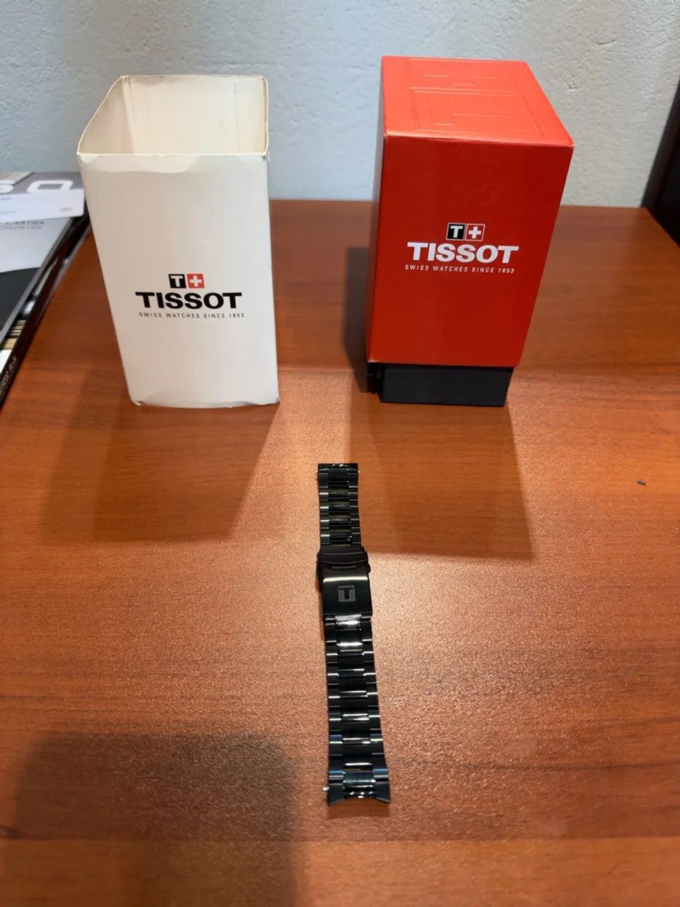 Relógio Tissot Seastar 1000 Quartz Suíço 40mm com duas pulseiras  - Foto 4