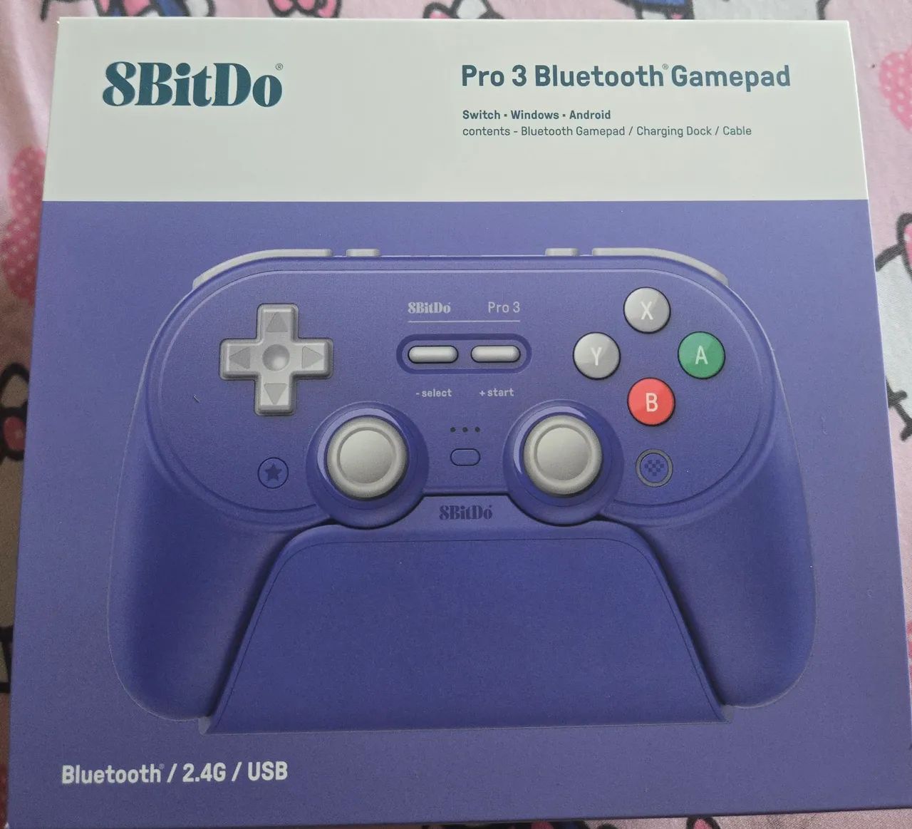 Controle 8bitdo 3 Pro PC, Nintendo Switch e Android