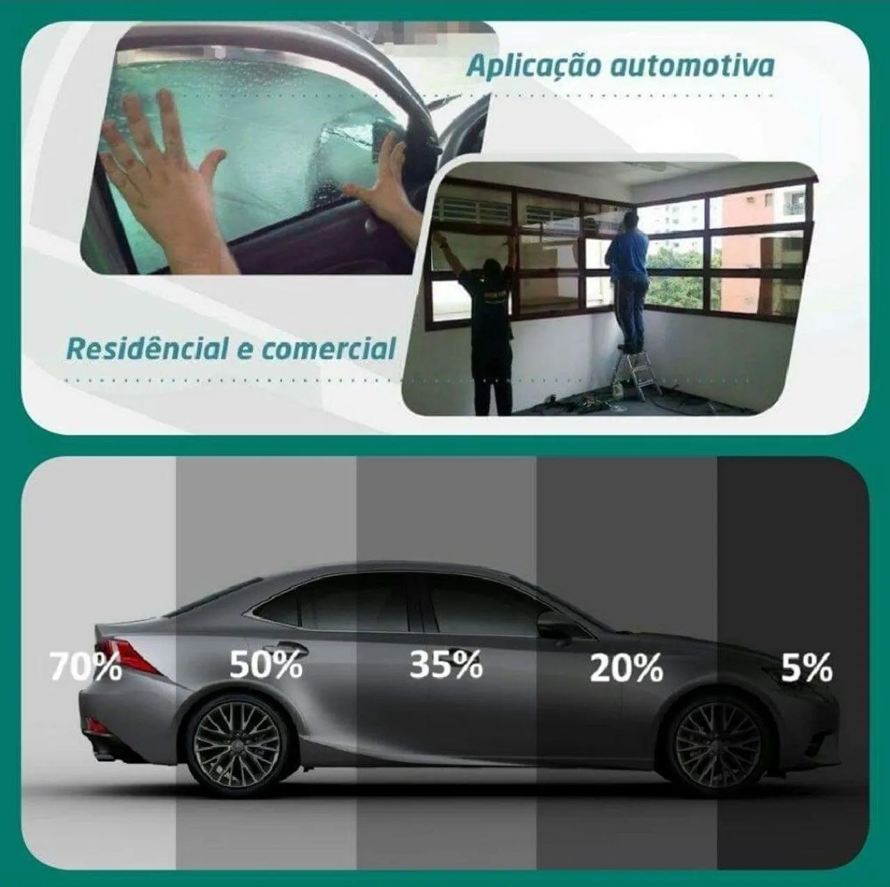 INSULFILM Automotivo, residencial e comercial. - Foto 2